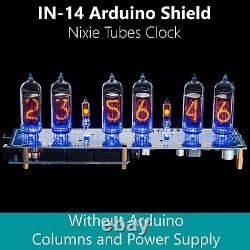 Nixie Tubes Horloge In-14 Arduino Shield 12/24h Slotmachine Sans Arduino