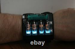 Nixie Vfd Numitron Era Montre-bracelet Horloge Iv-9 Ou Iv-16 Date Temparature Display
