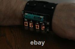 Nixie Vfd Numitron Era Montre-bracelet Horloge Iv-9 Ou Iv-16 Date Temparature Display