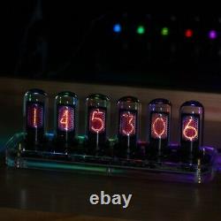 Nouveau Rgb Glow Nixie Tube Clock Mobile App Editable Ips Display Pictures Moderne