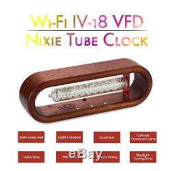 Vintage / Iv-18 Vfd Nixie Tube Alarme D'alarme Tomate Timing Wifi Télécommande