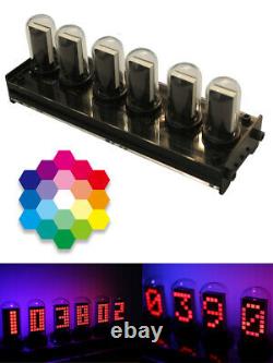 Wifi Rgb Led Nixie Tube Glows Bureau Numérique Électronique Horloge Bricolage Kit Créatif