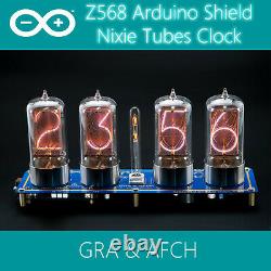 Z568 Arduino Shield Extra Large 4 Tubes Nixie Horloge 4 Tubes Optionnelles