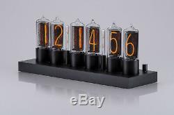 Zin18 In18 New Nixie Tube Clock Case Black Aluminium Wifi Android / Iphone Configuration