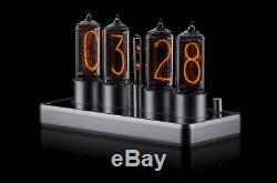 Zin18 In-18 Nixie Tube Clock Argent Boîtier En Aluminium Wifi Android / Iphone Configuration
