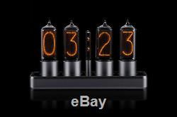 Zin18 In-18 Nixie Tube Clock Argent Boîtier En Aluminium Wifi Android / Iphone Configuration